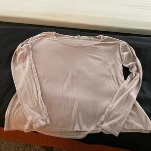 Michael Stars (o/s) long sleeve shirt. Tan/beige. Worn once!